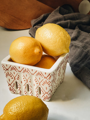 Ceramic Berry Basket