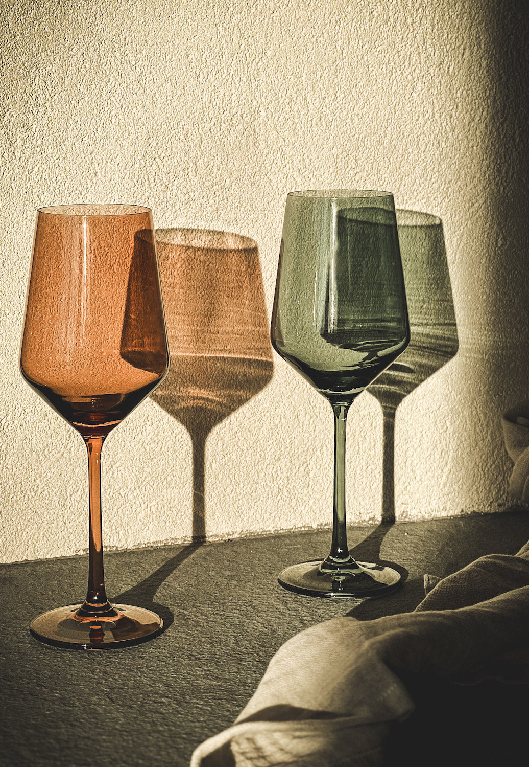 Multicolor Wine Glasses Set of 6